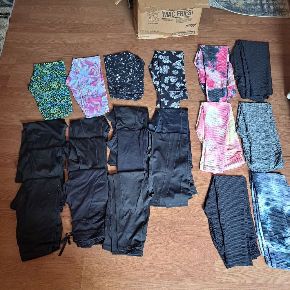 Woman's work out leggings